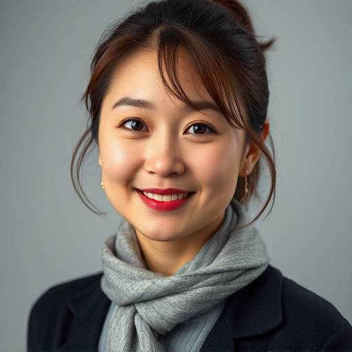 声優、ナレーターとして活躍する渡辺美穂さんのポートレート写真